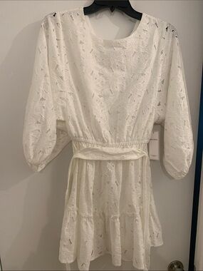 Red Dress Boutique White Eyelet Mini Dress